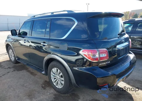 2019 Nissan Armada Sv from USA, damaged, VIN JN8AY2ND9K9092281